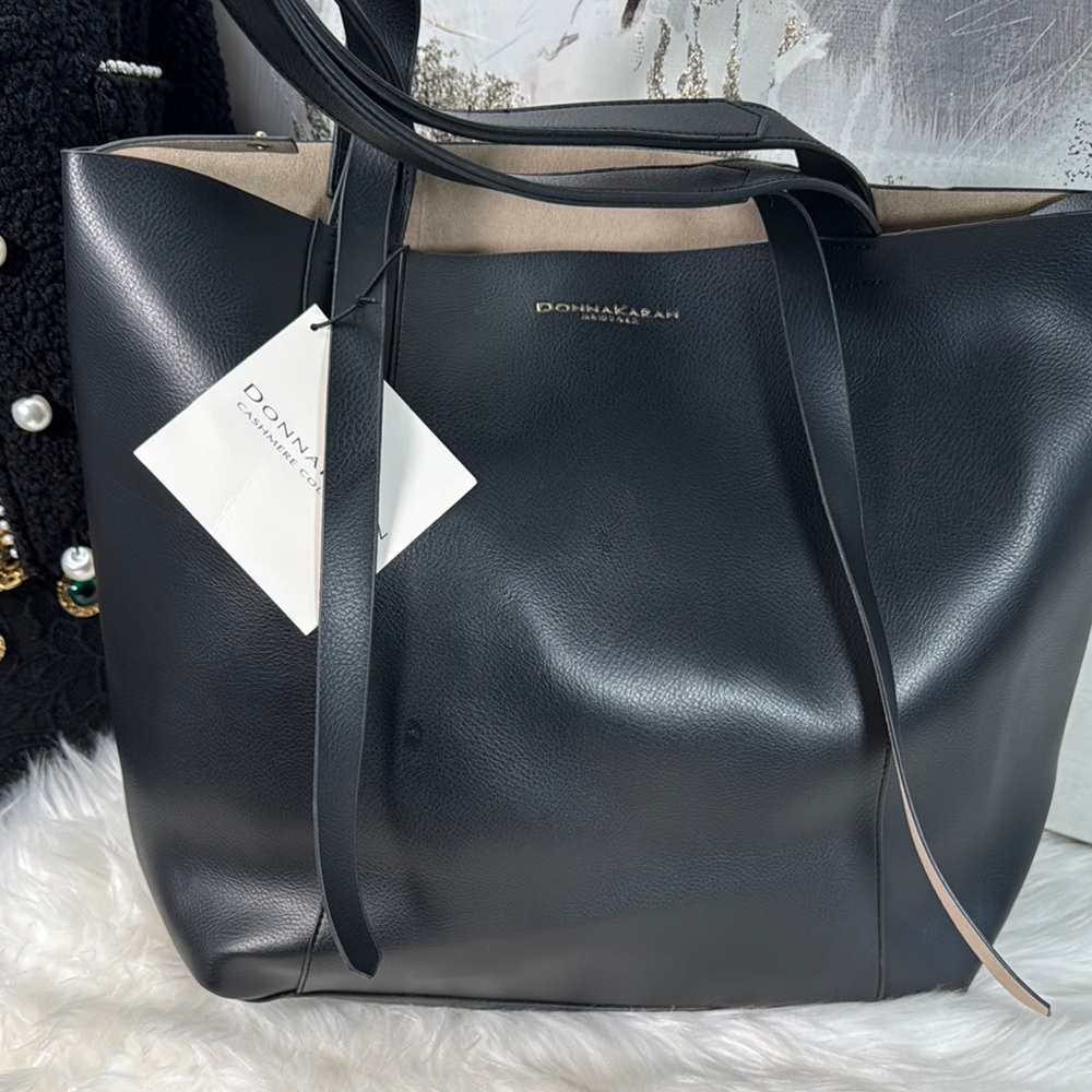 Donna Karan Black Tote Bag 18”X14”x6.5” HD 10” tag still on